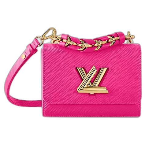 louis vuitton pink ombre denim bag 2 buckles|Twist PM Other Leathers .